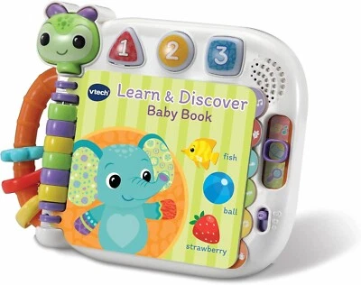 VTech Baby Learn & Discover Baby Book, Interactive Book with 3 Modes - Image 1 of 3