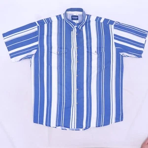 Camisa navajo azteca checotah cola larga a rayas occidental Wrangler D4937 de colección - Imagen 1 de 7