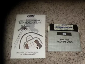 Jet Combat Simulator Commodore 64 C64 game with manual - Picture 1 of 1