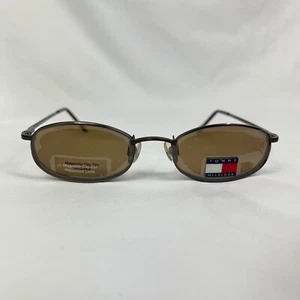 Tommy Hilfiger Gafas de sol Mujer 49 mm Marrón Ovalado Polarizado Magnético Clip On! - Imagen 1 de 11