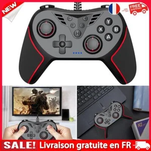 fr Manette de jeu filaire USB, Joystick pour Console Switch PC (noir) - Photo 1/12