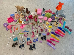 Big Lot of Barbie Shoes Accessories Pets Vtg to Modern Sunglasses Brushes & More - Picture 1 of 12