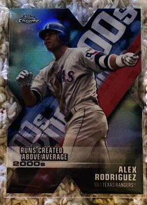 2020 Topps Chrome Alex Rodriguez Decade Of Dominance Die Cut Rangers #DOD-13 - Image 1 of 2