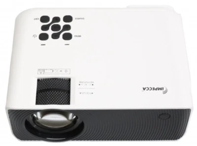 IMPECCA Portable Home Theatre Projector 720P HD LED 160 ANSI lumens up to 150" - Image 1 of 4