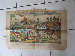 GRANDE IMAGE EPINAL 1880 NAPOLEON ET LA MERE DU GRENADIER - Bild 1 von 8