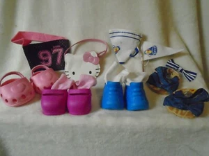 Build a Bear Set 4 Paar Schuhe/Sandalen 2 Geldbörsen 2 Paar Socken - Bild 1 von 10