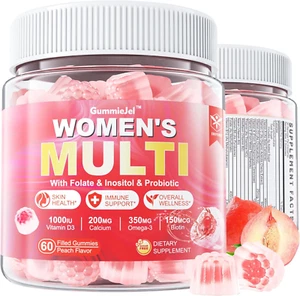 Sugar-Free Women's Multivitamin Gummies - Women Methylated Multivitamin Filled G - Picture 1 of 9