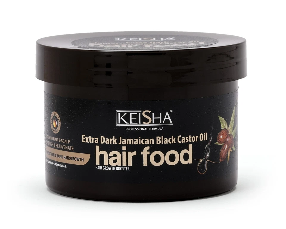 KEISHA Professional Extra Dark Jamaican Black Castor Oil Hair Food 250ml Growth