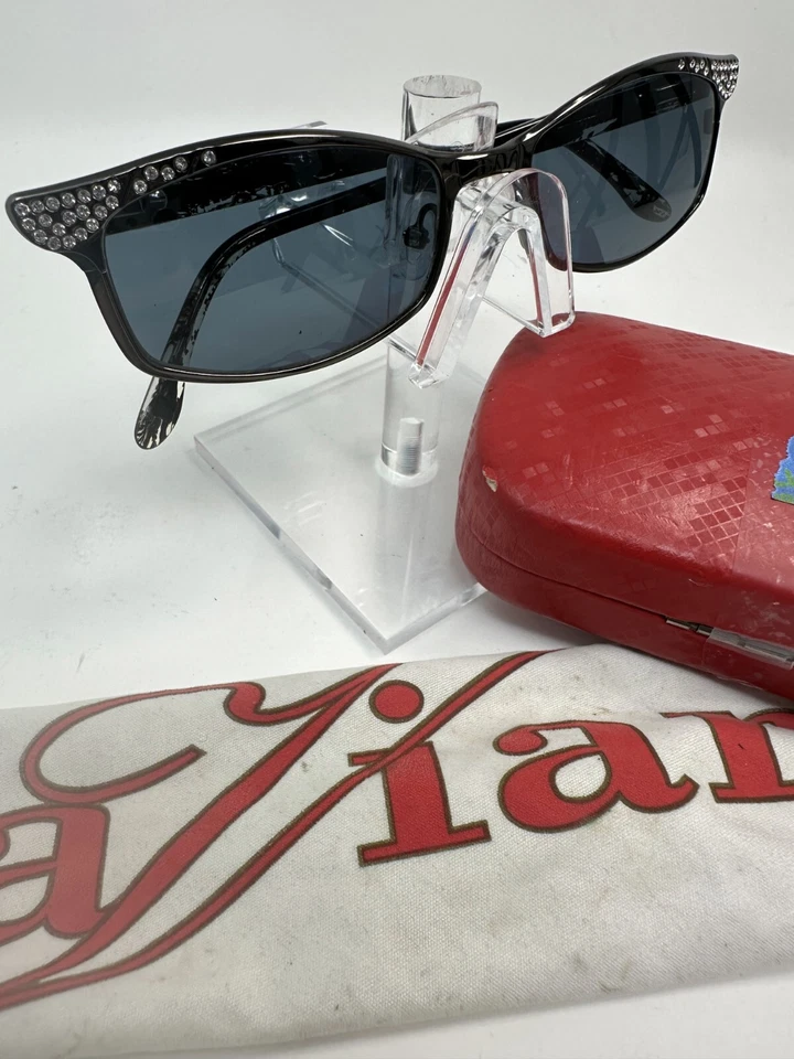 Caviar M1757C82 51017 Women's Black Rhinestone Lightweight Designer Sunglasses - Image 1 of 4