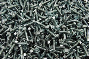 (500) Hex Washer Head 1/4 x 1 Self-Drilling Tek Screw IHW #14 - Picture 1 of 1