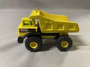 Hallmark Mighty Dump Truck 1996 Tonka Die-Cast Yellow Keepsake Ornament QX6321 - Picture 1 of 7