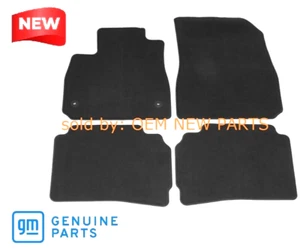NEW 2018-2024 Chevy Malibu GM Carpet Fnt Rr Floor Mats Black 23271400 84052213 - Picture 1 of 9