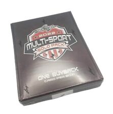 2022 Leaf Multi Sport Solo Pack Factory Sealed Hobby Box - 1 Buyback Per Box
