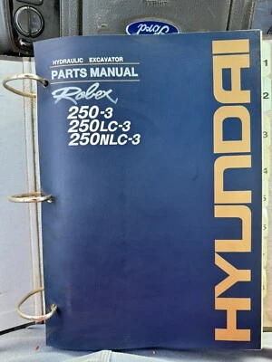 HYUNDAI 250-3 250LC-3 250NLC-3  Excavator Parts Manual book catalog ROBEX - Image 1 of 2