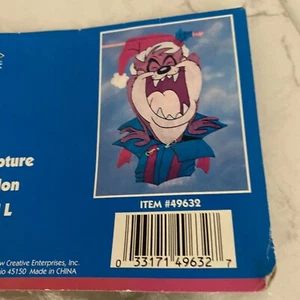 Escultura Windsculpts Looney Tunes Tasmanian Devil Taz 1997 en bandera actual nueva - Imagen 1 de 7
