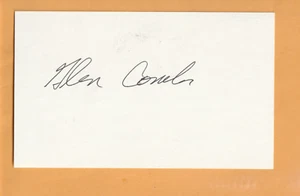 Tarjeta 3x5 firmada por Glen Combs Virginia Tech Hokies AUTO Carr Creek Kentucky - Imagen 1 de 2