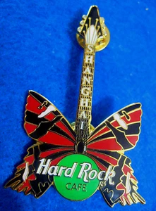 SHANGHAI CHINA 2000 BUTTERFLY INSECT GUITAR SERIES Hard Rock Cafe PIN LE - Bild 1 von 1