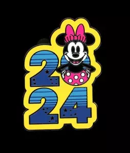 2024 Booster Minnie Mouse Disney Pin 168787 - Picture 1 of 1