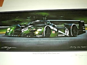 DRUCK BENTLEY SPEED 8 LE MANS 24 2003 TOM KRISTENSEN GUY SMITH RINALDO CAPELLO - Bild 1 von 2