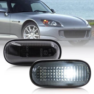 Luz marcadora lateral LED blanca lente ahumada para 00-09 Honda S2000 S2K AP1 AP2 - Imagen 1 de 6