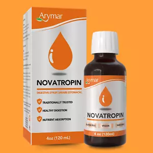 Arymar Novatropin Syrup, 4 fl oz – Herbal Digestive Support, Gluten-Free - Picture 1 of 7