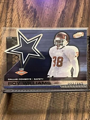 ROY WILLIAMS 2002 PACIFIC ATOMIC DIE-CUT ROOKIE DALLAS COWBOYS INSERT RC /465!!! - Image 1 of 2
