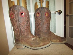 Ariat Heritage Roughstock Western Boot 10012788 Men’s 11 D Brown - Picture 1 of 9