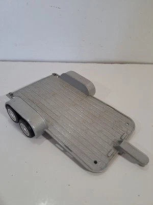 Ertl Die Cast Flatbed Tandem Axle Silver 6.25" X 4" Utility Trailer - Image 1 of 4