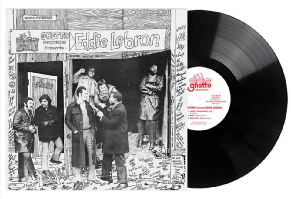 Eddie LeBron - Ghetto Records Presents, Black Vinyl LP, New & Sealed (Now Again) - Image 1 of 1