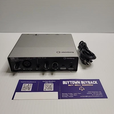 Steinberg UR12 USB Audio Interface With USB Cable - Image 1 of 4