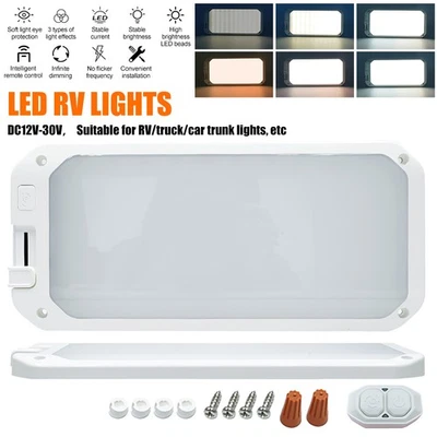 LED Caravan Light Interior Ceiling Lights Dimmable Van Motorhome Boat Marine 12V - Image 1 of 4