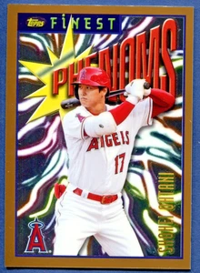 2023 Topps Finest Flashbacks Shohei Ohtani Phenoms #57 Tema P23 - Imagen 1 de 2