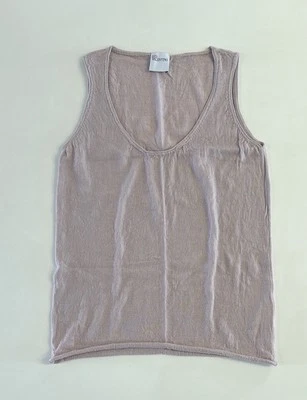 Camiseta sin mangas RED VALENTINO para mujer de lana merino lavanda talla L Foto 1 de 4