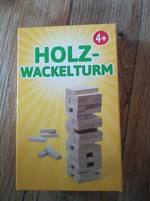  Holz Wackelturm Geschicklichkeitsspiel ab 4 Jahren 54 Teile Jenga Turm - Bild 1 von 3