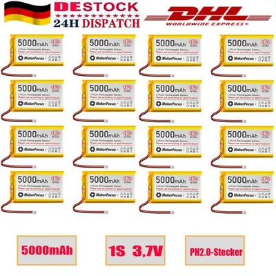 16er 5000mAh Lithium-Polymer Akku Battery Akku RC Wiederaufladbare Batterien DHL - Bild 1 von 4