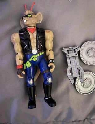 Figura de acción de colección 1993 Galoob BIKER MICE FROM MARS THROTTLE Foto 1 de 2