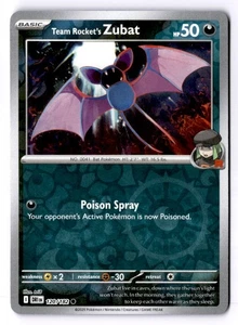 Team Rocket's Zubat Reverse Holo Common SV10: Destined Rivals 120/182 NM - Picture 1 of 2