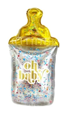 Baby Announcement Balloon 36" Foil Confetti Mylar Ballon Bundle Of Joy - Image 1 of 2