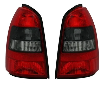 Rückleuchten Set in Rot Schwarz für Opel Vectra B Caravan Kombi Heckleuchten J96 - Bild 1 von 4