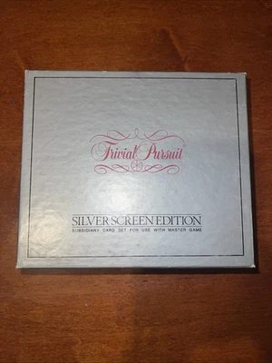 Trivial Pursuit Silver Screen Edition Subsidiary Card Set Use with Master Game - Image 1 of 4