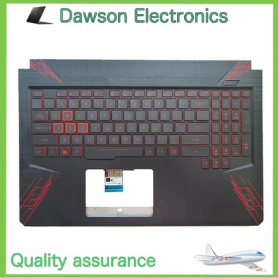Neu für ASUS TUF Gaming FX504 FX504G FX80 FX80G Handauflage Tastatur mit Hintergrundbeleuchtung (rot) - Bild 1 von 4