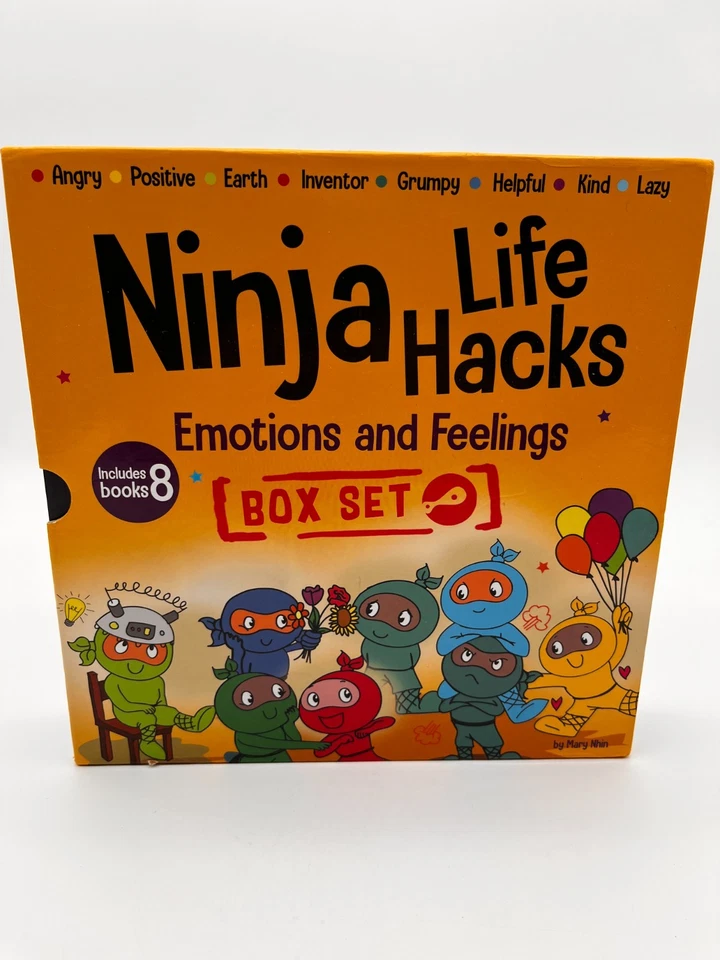 Ninja Life Hacks Emotions and Feelings 8 Book Box Set - Image 1 of 4