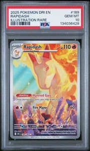 Rapidash 189/182 Sv10: Destined Rivals Holo - PSA 10 - Imagen 1 de 2