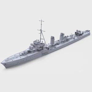 SSC1250747 1/1250 Military Model Kit Jaguar-Class,French Destroyer Leopard, 1942 - Picture 1 of 3