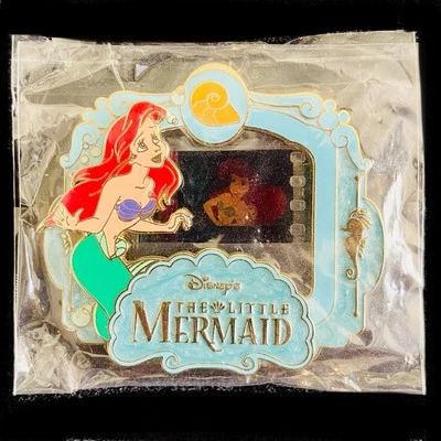 LE Princess Ariel Piece of Disney Movie History PODM Little Mermaid Flounder Pin - Image 1 of 2
