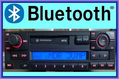 VW Beta 5 Bluetooth Autoradio BT Golf 3 4 Lupo Bora Polo Passat 3B 3GB Bus T4 T5 - Bild 1 von 4