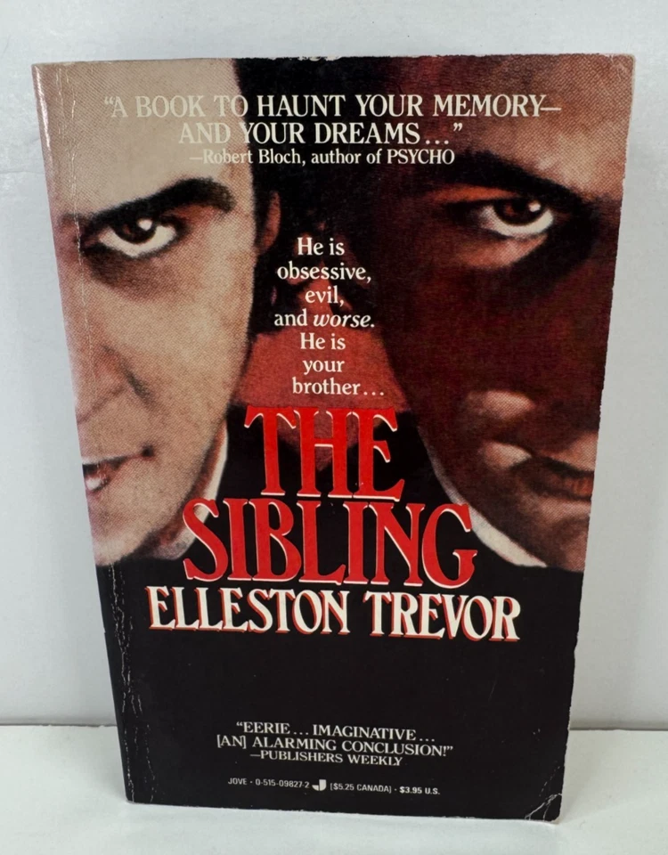 The Sibling by Elleston Trevor Paperback Jove Edition 1989 Foto 1 de 4