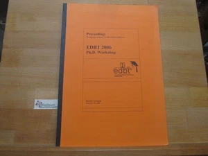 EDBT 2006 Ph.D. Workshop Munich Germany March 26-31, 2006 Extending DataBase Tec - Picture 1 of 1