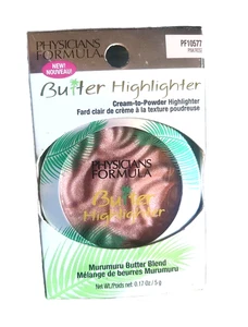Physicians Formula Murumuru Butter Cream to Powder Highlighter PF10577 Pink Rose - Picture 1 of 2