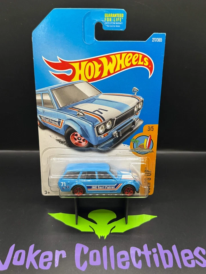 Hot Wheels '71 Datsun Bluebird 510 Wagon 277/365 Surf's Up 3/5 - image 1 of 1